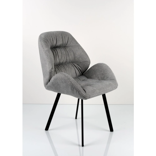 Krzesło DELUXE KR-176 Tkanina STRONG 14 Noga Metalowa
